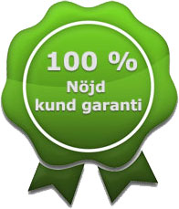 100% Nöjd kund garanti